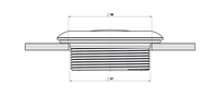 HT-B251 portable hôtel utiliser bain à remous étanche sous-marin Jumbo 5 "Design contemporain en plastique Spa boîtier d'éclairage avec égouttoir