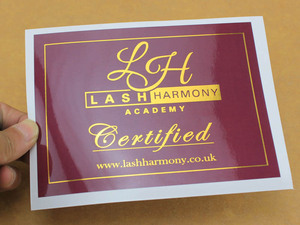 Etiquetas Adhesivas Redondas con Logotipo en Dorado Rosa, Etiquetas Adhesivas de Papel Kraft para Pared, Etiquetas para Libros, Jeans para Niños, Etiquetas para Frascos de Miel - Product Image 4