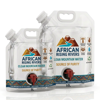 Poche à eau avec valve pour l'eau potable 5L, sac à eau portable, emballage flexible