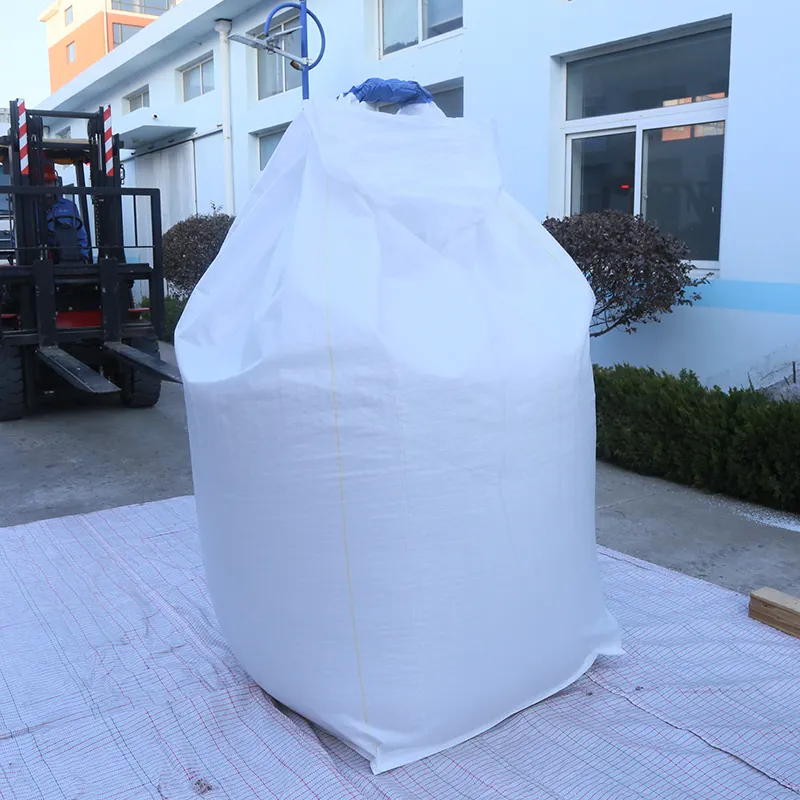 China Fábrica al por mayor 1,5 Ton 2 Ton 1500 Kg Pp Bulk Fibc One Handle Jumbo Bag Para la venta