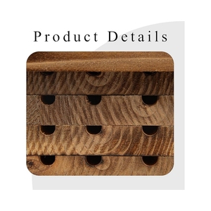 Maisons d'abeilles durables de haute qualité pour le jardin insecte <span class=keywords><strong>abeille</strong></span> hôtel charpentier bois <span class=keywords><strong>abeille</strong></span> maison de boîte extérieure - Product Image 3