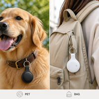Localizador GPS Inteligente para Mascotas, Resistente al Agua IPX6, Compatible con IOS y Android, Certificado, Compacto, Venta al Por Mayor