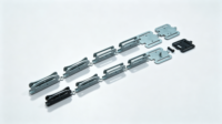 Connecteur de Verrouillage Robuste pour Rail E-Track, Fixation Rapide pour Attache de Charge pour Camion, Remorque, Fourgonnette et Conteneur