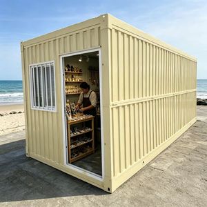 Maisons préfabriquées modernes polyvalentes, isolées, pliables et amovibles pour bureaux événementiels temporaires et maisons d'hôtes - Product Image 1