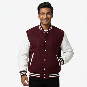 Varsity Jacket Venta caliente Precio competitivo personalizado Logotipo profesional Impreso Fina calidad CollegeBaseballjacket para hombres - Product Image 1