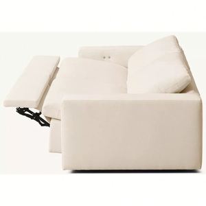 โซฟาผ้าปรับระดับได้ สีขาวชมพู - Product Image 5