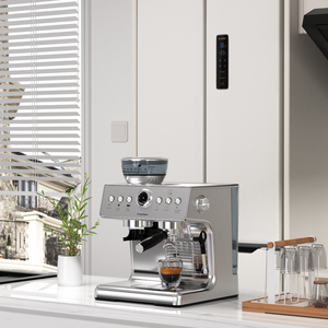 <span class=keywords><strong>Machine</strong></span> à Café Expresso Commerciale Professionnelle avec Moulin Électrique pour Hôtels, Voitures et VR - Product Image 3