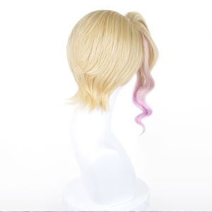 Peluca de Cosplay de Zootopia 2, Nueva, al por Mayor, 30 cm, Rubia Corta, Mezcla de Colores, Sintética, Resistente al Calor, Estilo Anime - Product Image 5