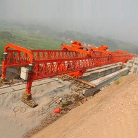 Grúa de lanzamiento de vigas de puente de 200 toneladas, lanzador de vigas profesional para la construcción de autopistas