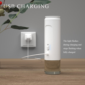 Ensemble de moulins à épices automatiques rechargeables par USB, <span class=keywords><strong>moulin</strong></span> à sel et à <span class=keywords><strong>poivre</strong></span> automatique <span class=keywords><strong>sans</strong></span> fil avec réglage de la grosseur, léger - Product Image 4