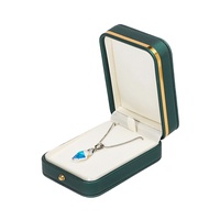 Romi personnalisé Pu cuir velours magnétique luxe Bracelet collier anneau boîte emballage boîtes à bijoux