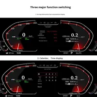 Panel de Instrumentos Digital de 12.3 Pulgadas para BMW Serie 5, Serie 6, Serie 7, X3, X4, X5, X6, F10, F11, F07, F25, F26, F15, F16 con Instalación sin Pérdidas