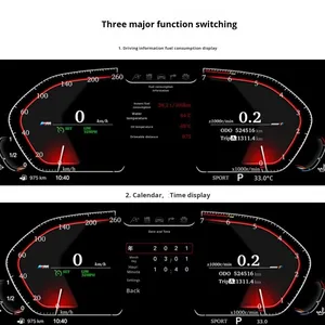 Para BMW 5 Series 6 Series 7 Series X3 X4 X5 X6 F10 F11 F07 F11 F25 F26 F15 F16 Instalación sin pérdidas Tablero <span class=keywords><strong>digital</strong></span> 12,3 pulgadas - Product Image 5