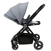 2024 poussette de haute qualité poussette de bébé compacte de luxe 3 en 1 poussette bidirectionnelle pliante landau pour bébé chine avec siège d'auto