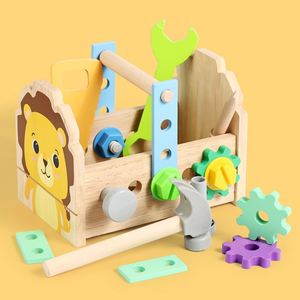 Kids Stem Montessori Christmas Birthday Gift Set <b>Wooden</b> Toddler Construction Bench <b>Tool</b> <b>Box</b> for 3 4 5 6 Year Old Boy - Product Image 3
