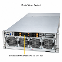 Serveur Supermicro SYS-420GP-TNAR+ 4U 8-GPU, serveur de calcul AI multi-GPU à double processeur Intel Xeon pour l'apprentissage profond et le calcul haute performance