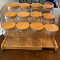 Étagère à épices en bambou réglable et extensible à 3 niveaux, écologique, pour tiroir de rangement, organiseur de condiments et d'assaisonnements