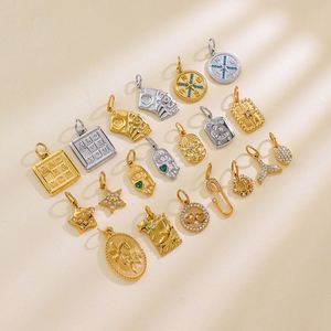 Pendentif en or 14 carats, bracelet à bande plate en acier renforcé, couleur originale, vente en gros professionnelle, réduction sur les achats en gros - Product Image 2