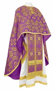 Vestimenta Eclesiástica de Diseño Personalizado de Alta Calidad, Vestimenta de Obispo, Túnica Eclesiástica - Product Image 4