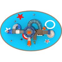 Ensemble d'équipements de jeu pour enfants en acier pour parc d'aventure extérieur, idéal pour les garderies éducatives et l'usage domestique