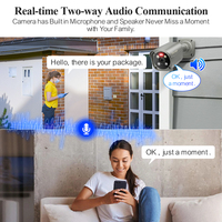Système de caméra POE 8 canaux 5MP 8MP 4K avec audio bidirectionnel, vision nocturne couleur, détection intelligente des visages par IA, système de sécurité vidéo - Entrepôt US