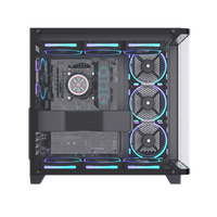 ALSEYE High Quality Computer Case Ocean-9-B Black Color PC Case With Glass Window