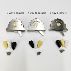 Selector de Tono Sectorizado de 3, 4 y 5 Vías para <span class=keywords><strong>Guitarra</strong></span> Eléctrica ST SQ, 8 y 10 Pines, con Tapas de 3 Colores, Piezas para Instrumentos Musicales al por Mayor - Product Image 2