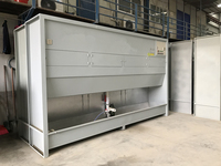 Système de rideau d'eau intégré pour collecteur de poussière d'armoires industrielles, idéal pour les usines de traitement de la pierre, élimination efficace de la poussière par l'air