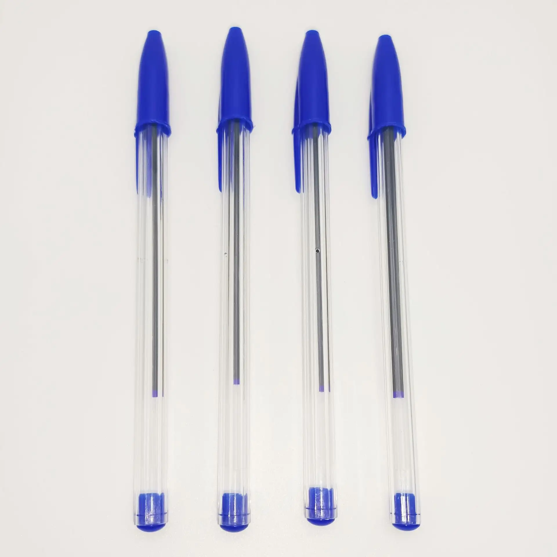 Roter Kunststoff-Kugelschreiber zu verkaufen Neuheit Klick-Stift mit 1,0 mm Schreibbreite Werbestift
