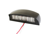 Lampe de plaque d'immatriculation LED 10-30V, éclairage de plaque d'immatriculation LED