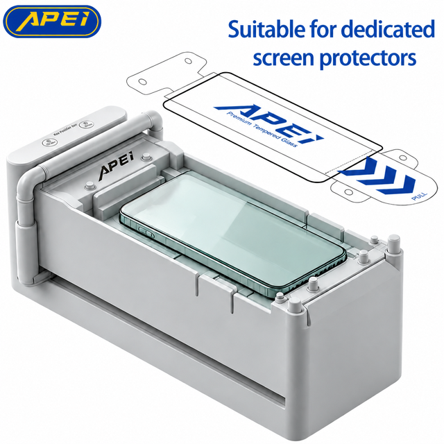New Upgraded Automatic Screen Protector Easy Installer for Mobile Phone Alignment Auto Film Applicator for Repair Business