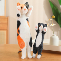 Usine Conception Mignon Simulation Chat Chanceux En Peluche En Peluche Confortable Soulagement Du Stress Cadeau D'anniversaire Vente Chaude Thème Animal