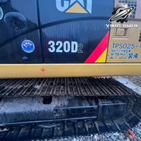 Excavatrice sur chenilles d'occasion CAT 320D2 de 20 tonnes, excavatrice Caterpillar d'origine avec moteur haute puissance de 110 kW pour la construction