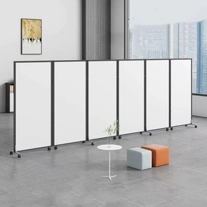 <span class=keywords><strong>Paravent</strong></span> pliable à 6 panneaux BGST, design moderne, écran d'intimité opaque, cloison <span class=keywords><strong>en</strong></span> tissu de 6 pieds x 200 pouces pour usage professionnel - Product Image 2
