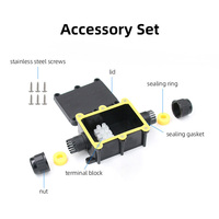 Boîte de jonction électrique miniature Deenlai IP68 2 voies IP67 IP68 Connexion de fils Électronique 41A Boîtier étanche FSH713 avec borne