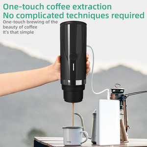 Machine à expresso auto-chauffante montée sur voiture, modèle électrique portable, essentiel pour le camping, la randonnée et les camping-cars - Product Image 3