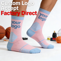 Chaussettes de compression de basketball pour jeunes Elite, avec fond en tissu éponge épais, soutien de la cheville, séchage rapide, respirantes, lettres personnalisées