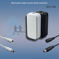 Détecteur de mouvement radar micro-ondes 5.8G DC3.7-24V 3A, interrupteur automatique marche/arrêt, détecteur de présence humaine pour le contrôle de l'éclairage LED