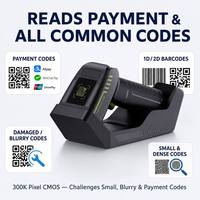 Lecteur de codes-barres sans fil portable MC-1303, scanner de codes 1D 2D QR, compatible USB Plug and Play multi-OS, lecteur de codes-barres Bluetooth