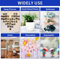 Points adhésifs double face en PVC, autocollants de masquage pour ballons, points de colle pour affiches, murs, loisirs créatifs - Ne laisse pas de traces