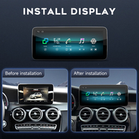 Système multimédia automobile Linux 12,3 pouces pour Mercedes Benz W205 W212 X204 avec CarPlay sans fil, Android Auto, navigation GPS et écran