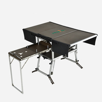 Essentiels de cuisine mobile: Boîte de cuisine de camping pour aventures en plein air