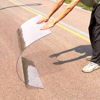 Couverture de balcon en polycarbonate moderne, résistante aux UV, durable, écologique, certifiée ISO9001, marque SINHAI, plus de 10 ans d'expérience