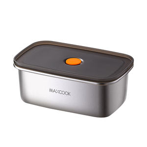 2025 nouveau 1000ml réutilisable Portable grande capacité en acier inoxydable conteneur de stockage PP déjeuner couvercle Silicone joint 316L pour <span class=keywords><strong>Camping</strong></span> - Product Image 1