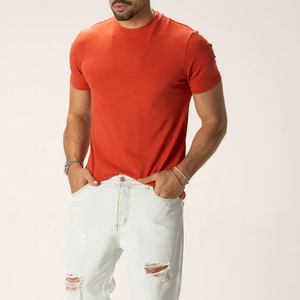 Tùy Chỉnh 95 Cotton 5Spandex Mỏng Phù Hợp Với In Thương Hiệu Người Đàn Ông Của T-Shirt Chất Lượng Cao In Ấn Nén T Áo Sơ Mi Cho Nam Giới - Product Image 5