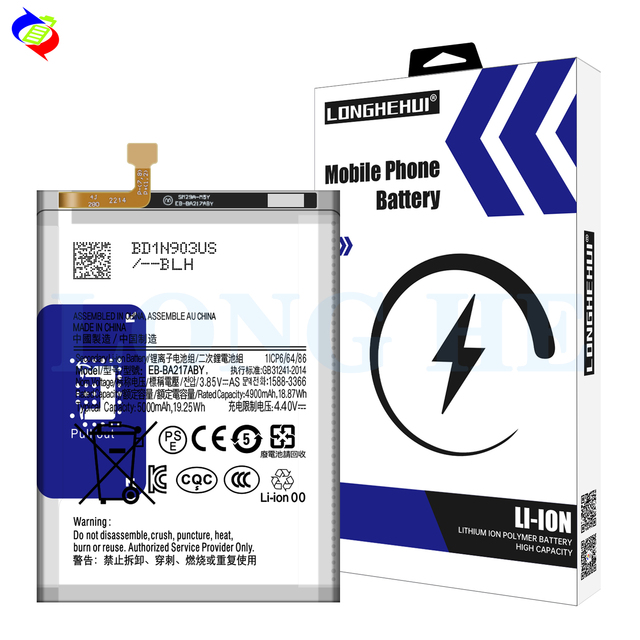 Replacement Mobile Phone Battery EB-BA217ABY for Samsung A21S A12 A217 A02 A02 M02 A04S A13 4G