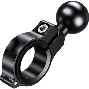 Support de guidon flexible en alliage d'aluminium étanche avec pince de fixation pour tube 17mm/25mm, compatible avec la boule TPU de 1'' de type B RAM Mount, noir - Product Image 1