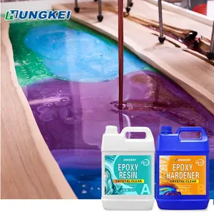 2022 High Gloss Clear Epoxy Resin for Home Design Wood Furniture