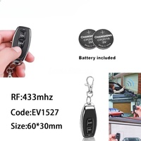 315MHZ/433MHZ 2 boutons fil télécommande EV1527 éclairage de porte électrique volet roulant télécommande