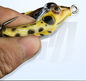 Nouvelle arrivée 90mm 13g doux <span class=keywords><strong>Whopper</strong></span> <span class=keywords><strong>Plopper</strong></span> palme rotative Topwater pêche grenouille <span class=keywords><strong>leurre</strong></span> - Product Image 4
